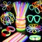 467Pcs Glow Sticks Party Favors for Kids Adults 200 GlowSticks Bulk 8 Colors 8 Inch & 267 Connectors for Glow in the dark Necklace Bracelets Glasses Party Supplies Neon 4th of July Accessories